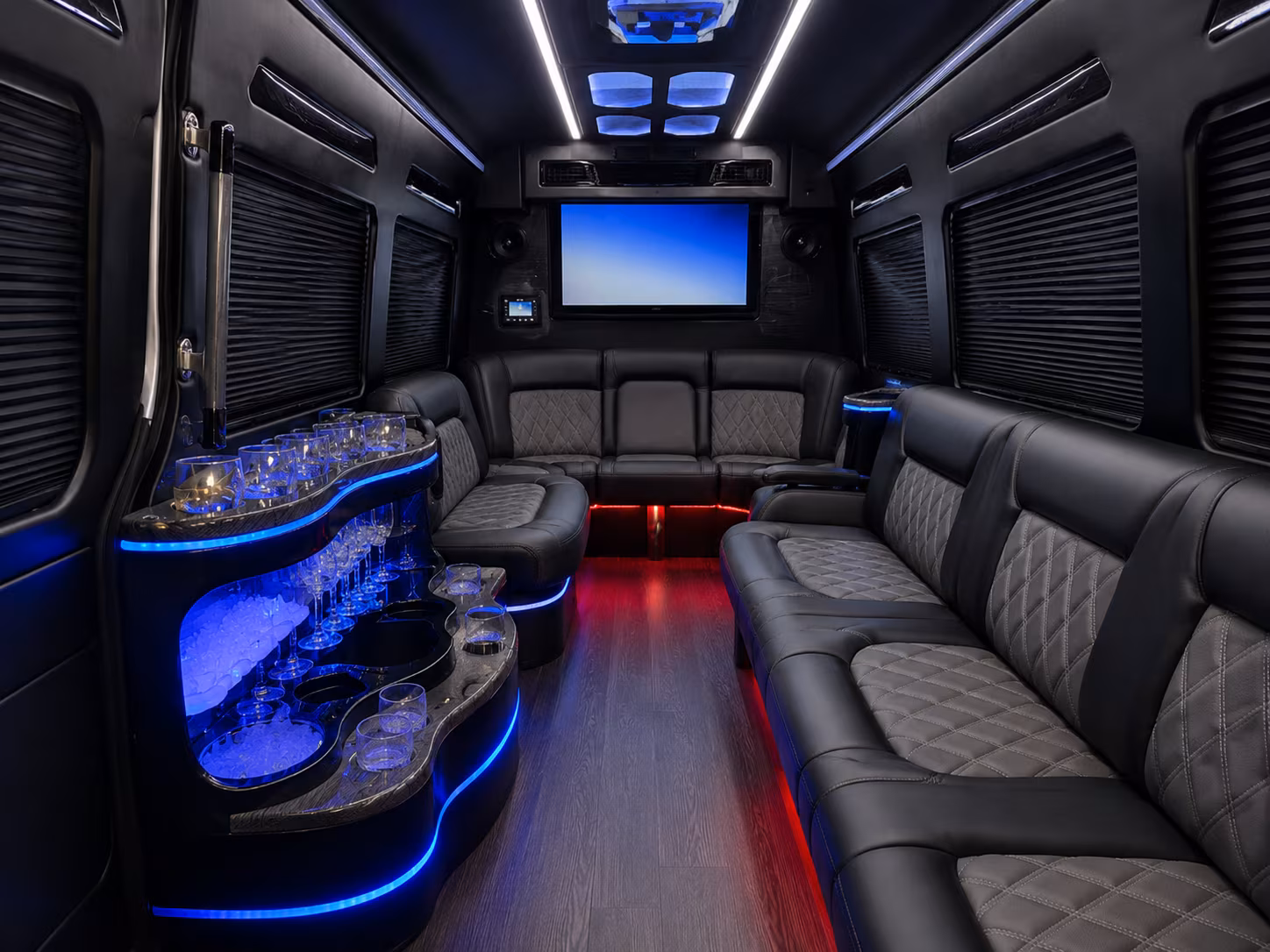 Oklahoma City Airport Shuttle & Transportation party bus exterior