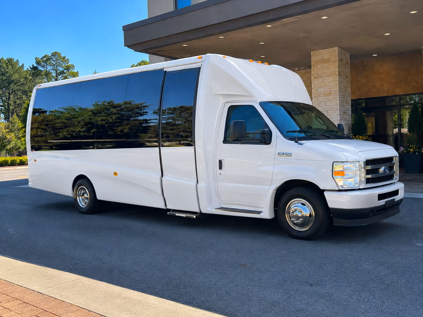 Oklahoma City Airport Shuttle & Transportation party bus exterior