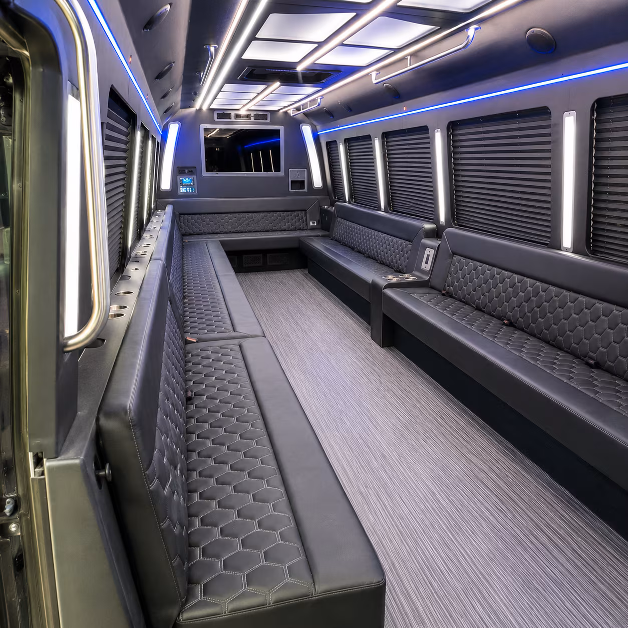 Oklahoma City Bachelor & Bachelorette Transportation party bus exterior