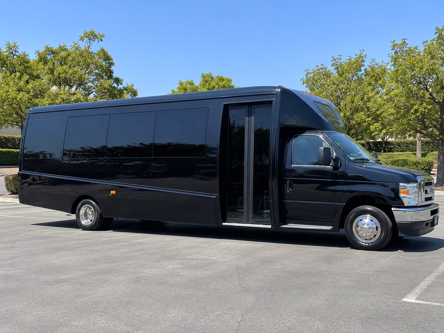 Oklahoma City Corporate Transportation party bus exterior