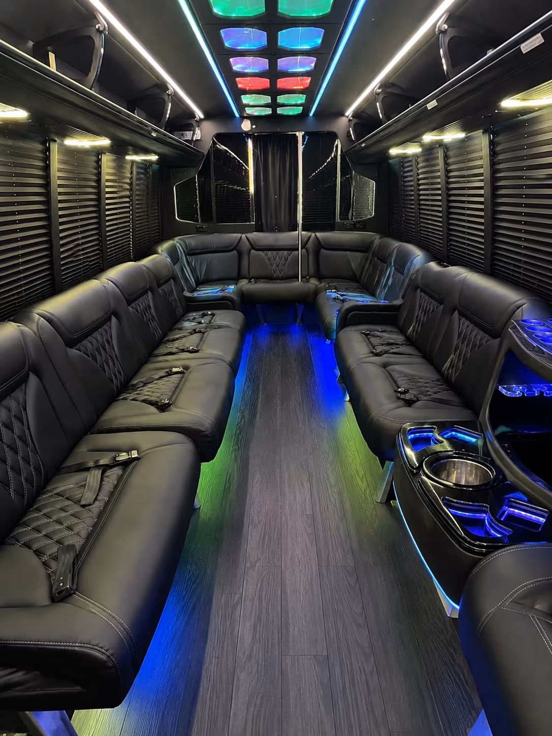 Oklahoma City Private Event Transportation party bus exterior