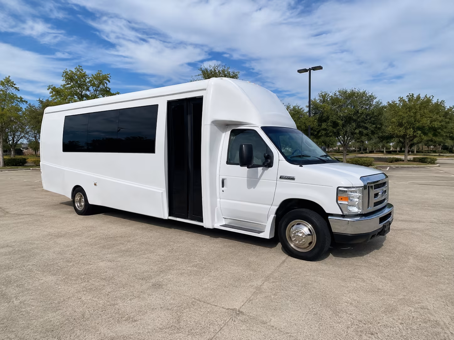 Oklahoma City Private Event Transportation party bus exterior