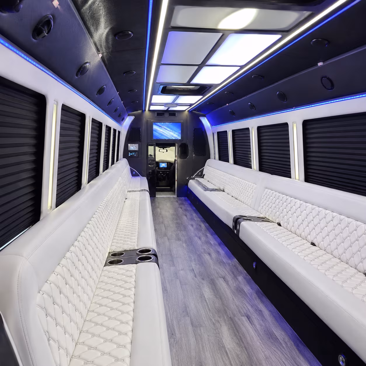 Oklahoma City Private Event Transportation party bus exterior
