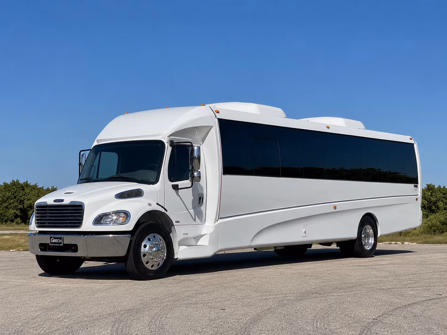 Oklahoma City Private Event Transportation party bus interior