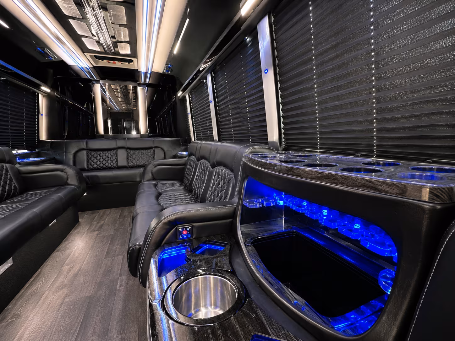 Oklahoma City Prom & Homecoming Transportation party bus exterior