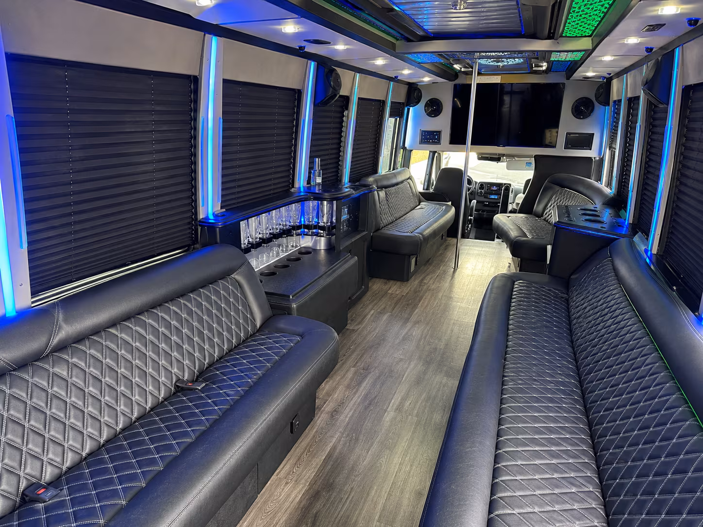 Oklahoma City Prom & Homecoming Transportation onboard seating