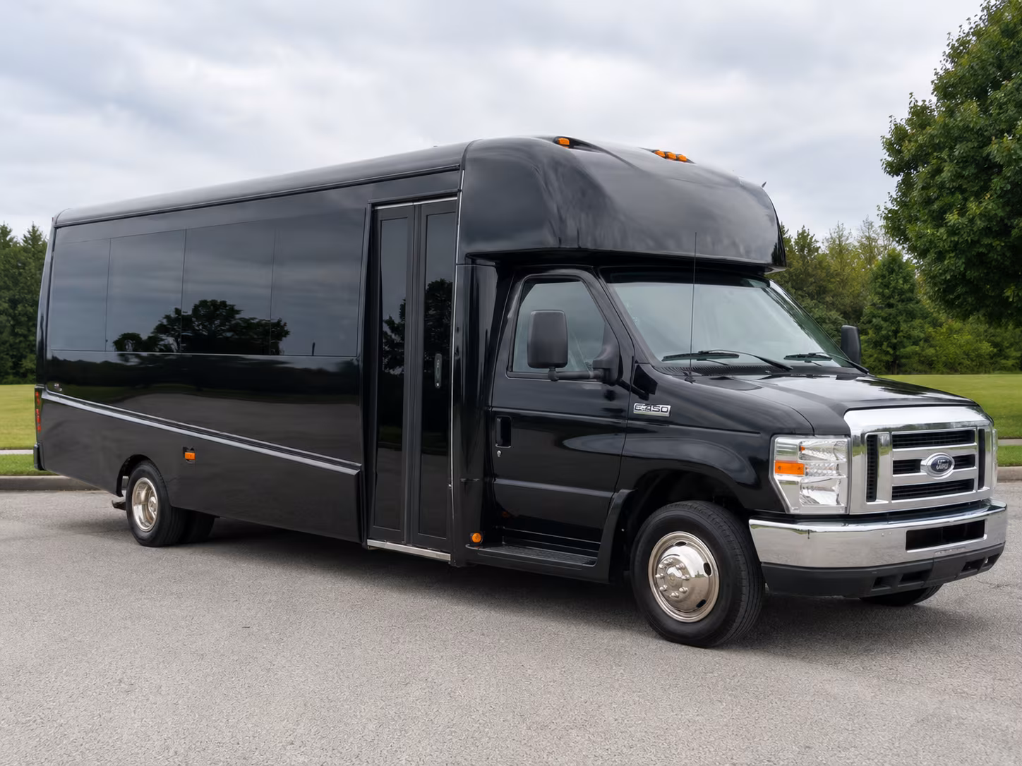 Oklahoma City School Event Transportation party bus exterior