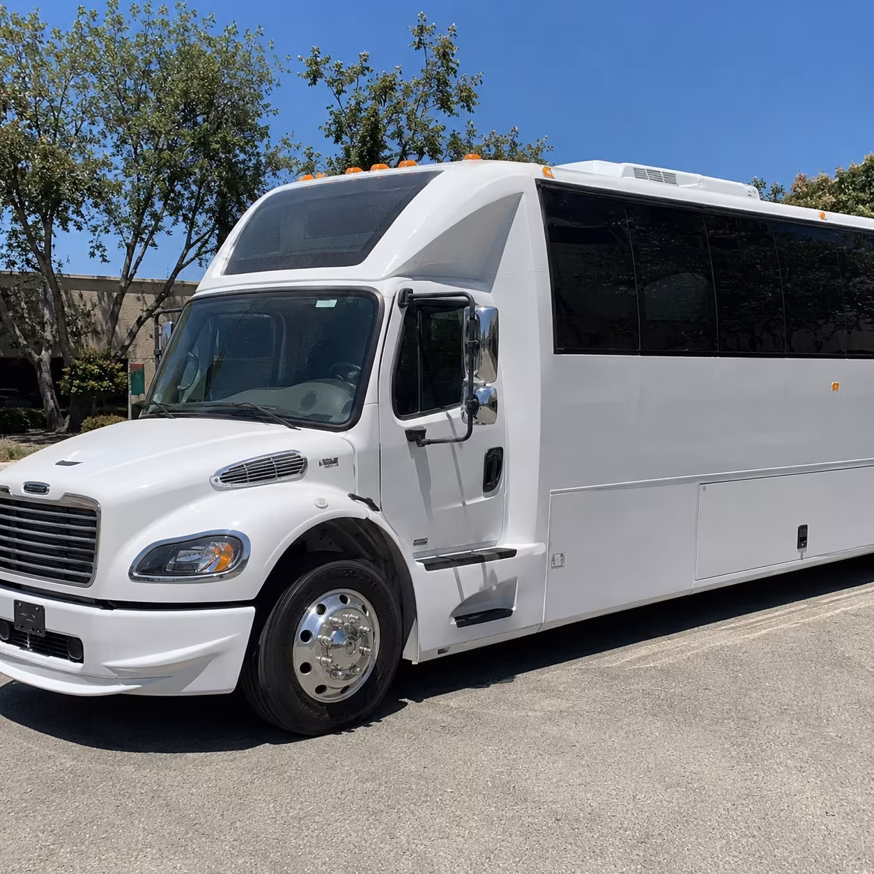 Oklahoma City Wedding Transportation party bus exterior